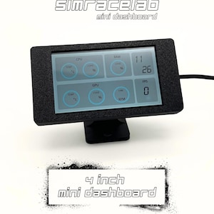 Simracing Dashboard 4 inch Touchscreen