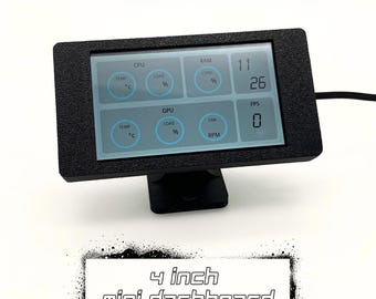 Simracing Dashboard 4 inch touchscreen