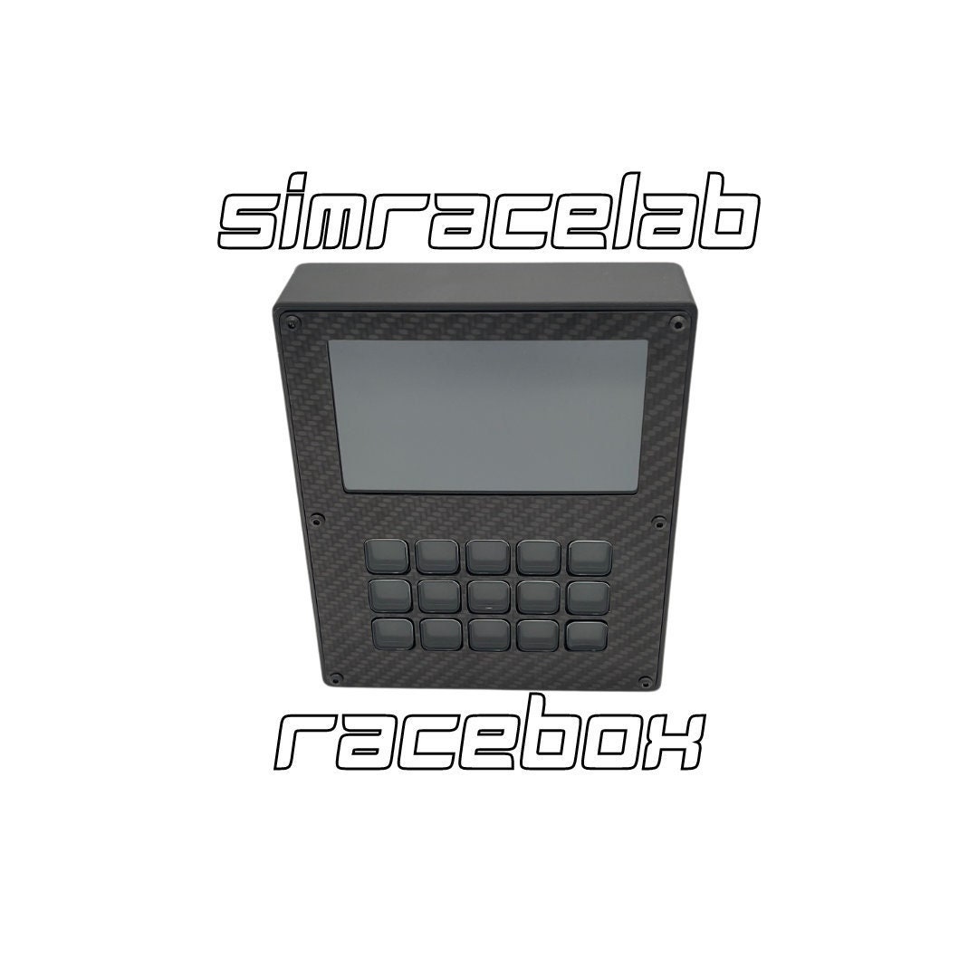 Sim Racer Streamdeck Button Box Simracing Buttonbox Racebox Streamdeck Screen - Etsy