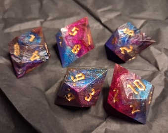 Dream 5 D10 dice set