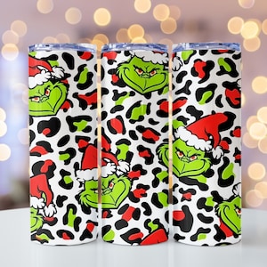 Snarky Grinch, Funny Grinch Please Quote Acrylic Tumbler