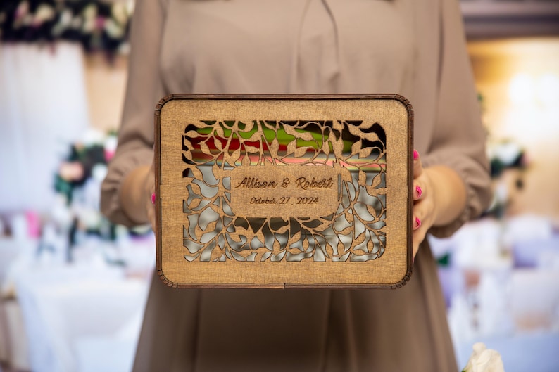 Money Box for Wedding White Wedding Card Box Personalized Envelope Box