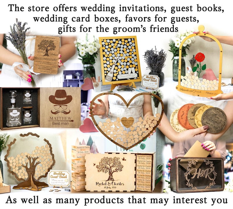 Shamrock Drop Box Guest Book: Green Irish Wedding Clover Keepsake, Saint Patrick's Day Guestbook Bild 9