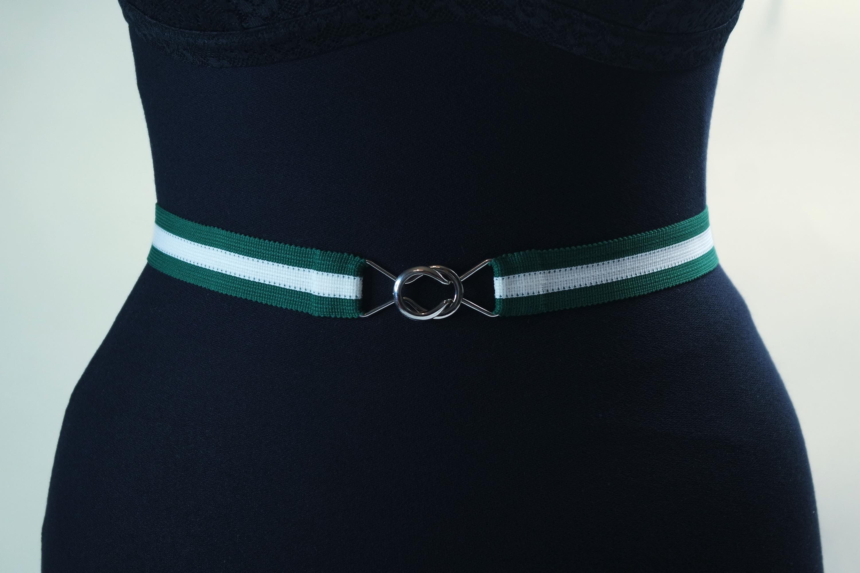 Ceinture Vintage Femme Années 60-70 - Tour De Taille 89 Cm Argenté - Bon état