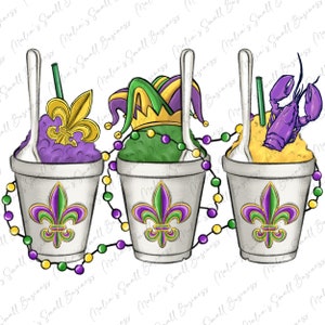 Mardi  Gras snowballs png sublimate designs download, Mardi Gras png, Mardi Gras Carnaval png, Happy Mardi Gras png, designs download