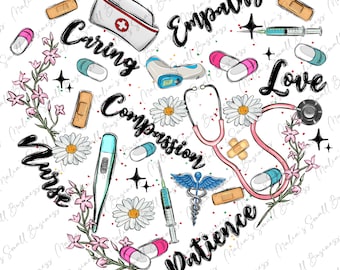 Nurse png sublimation design download, Nurse life png, Nursing png, Nurse love png, Nurse heart png, sublimate designs download