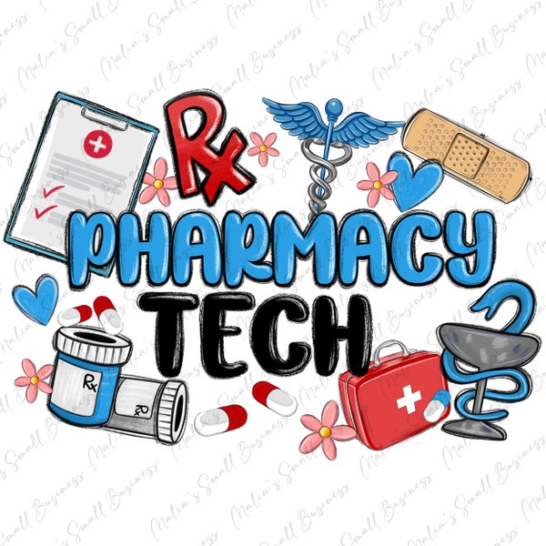 Pharmacy tech png sublimation design download, Nurse png, Pharmacy png, Nursing png, Nurse love png, sublimate designs download