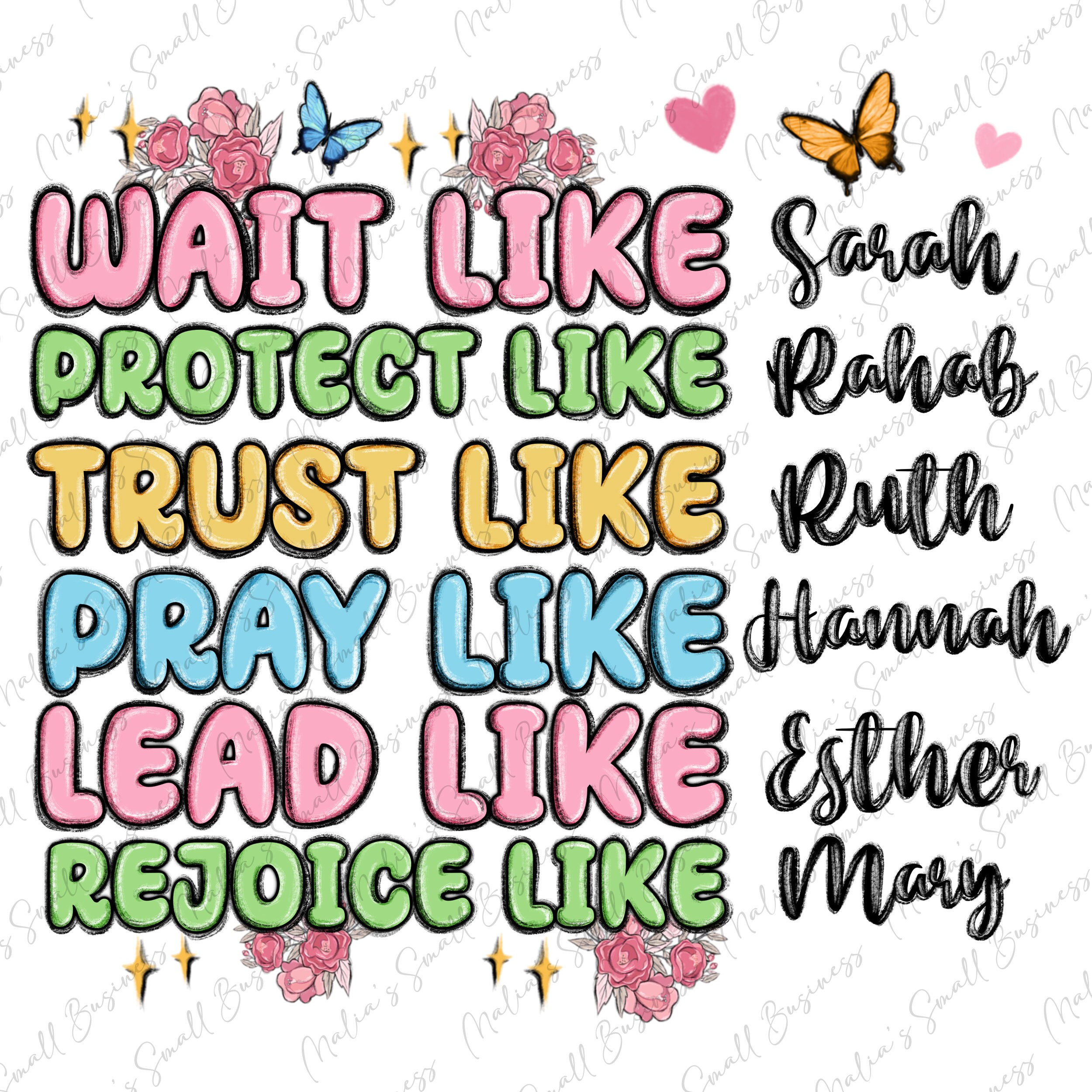 Women of the Bible Png Sublimation Design Download, Christian Png ...