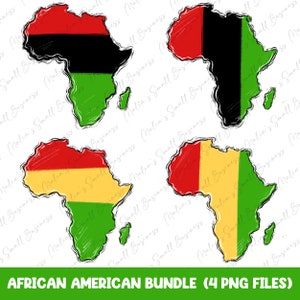 African American Bundle PNG Sublimation Design Download, Juneteenth PNG, Afrikanische Karte PNG, Afrikanische Farben PNG, Sublimation Designs Download