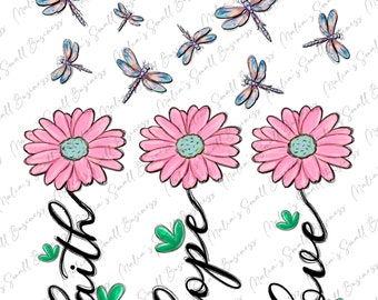 Faith hope love png sublimation design download, Christian png, Religious png, Faith png, sublimate designs download