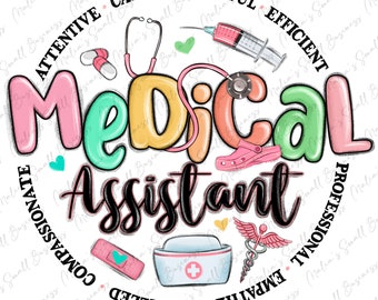 Medical Assistant Nurse png sublimation design download, Nurse life png, Nursing png, Nurse love png, sublimate designs download