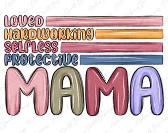 Descarga de diseño de sublimación de mamá png, png del Día de la Madre, png de mamá, png de mamá, png de amor de mamá, descarga de diseños sublimados