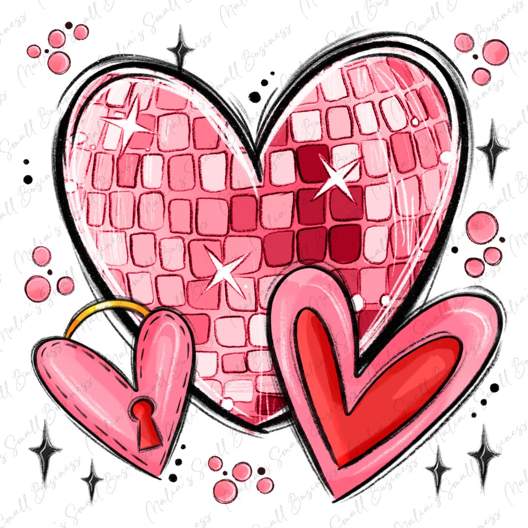 Valentines Hearts Png Sublimation Design Download, Happy Valentine's ...