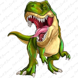 T-rex Dinosaur on Monster Truck Sublimation Clipart, Transparent PNG  Download for DIY T-shirt Design, Cute Roaring Dino Clip Art Print File -   Canada