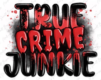 Descarga de diseño de sublimación png de adicto al crimen verdadero, png de crimen verdadero, diseño de png de terror, descarga de diseños sublimados