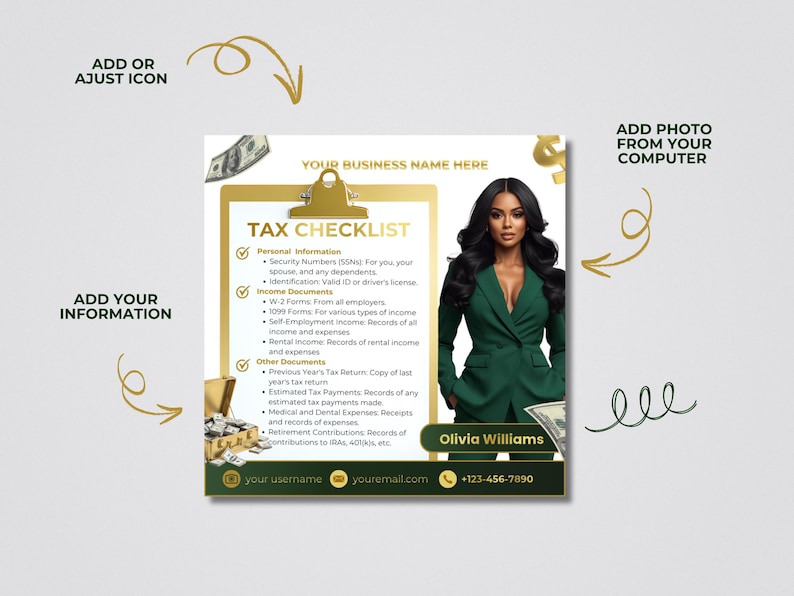 Fully Editable Tax Prep Service Flyers 2026 Tax Season Flyers ...