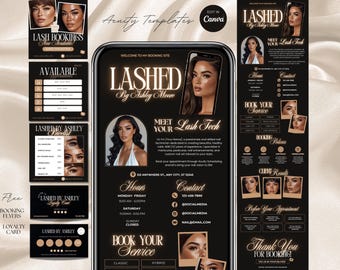 Lash Acuity Scheduling Template, Pink Lash Custom Website, Barbie Booking Site, Hair stylist, Nail tech, Lash tech, Braider, Canva Template