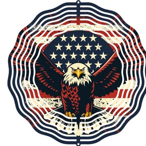 Eagle wind spinner