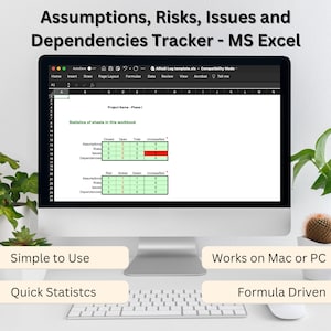Digitaler ARIAD Tracker | Projektmanagement-Tool | Microsoft Excel Tabelle