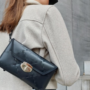 Upcycled Crossbody Bag. Belt bag. Travel bag. Shoulder bag. Recycled Plastic Bag. Vegan Bag. Upcycled Bum Bag. Fanny pack suede for women.