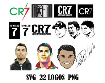 Cristiano Ronaldo SVG PNG, Cristiano Ronaldo png Cliparts, Cristiano Ronaldo SVG Cliparts Cristiano Ronaldo Birthday, Instant download