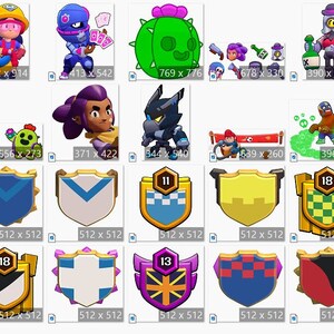 Brawl Stars PNG, Brawl Stars PNG Clipart, Brawl Stars Birthday, Brawl Stars Instant download, imagem 5