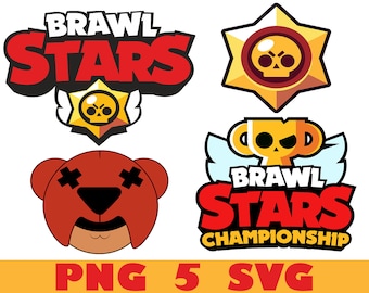 Brawl Stars PNG SVG, Brawl Stars PNG Clipart, Brawl Stars svg, Clipart Brawl Stars Birthday, Brawl Stars Sublimation Clipart