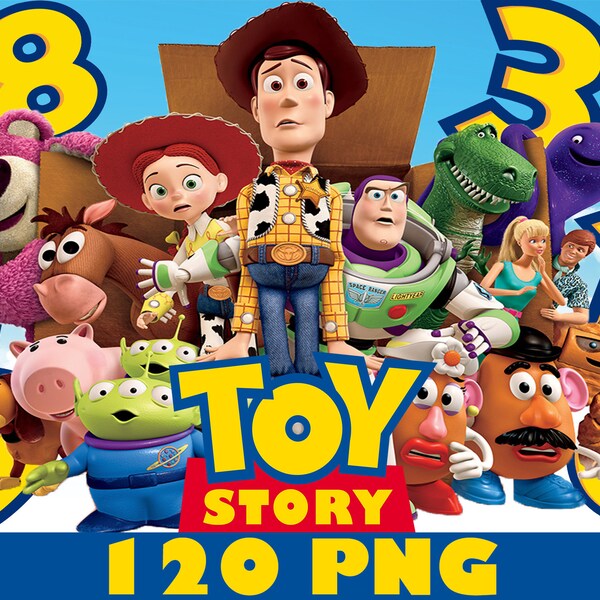 Toy Story PNG, Buzz Lightyear Sheriff Woody PNG Clipart, Toy Story PNG Clipart, Toy Story Birthday, Toy Story Instant download