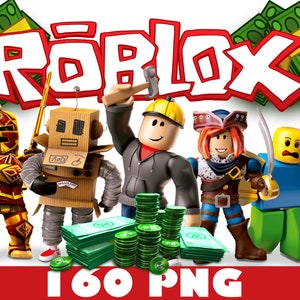 Roblox PNG, Roblox PNG Clipart, Roblox Birthday, Roblox Instant download
