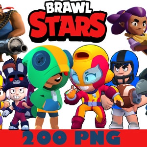 Brawl Stars PNG, Brawl Stars PNG Clipart, Brawl Stars Birthday, Brawl Stars Instant download, imagem 1