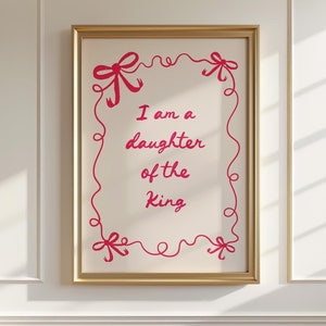 Daughter of the King Print: Christian Nursery Decor (Digital Download)
