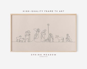 Nativity Scene Christmas Frame TV Art: Holy Family (Digital Download)