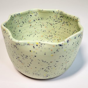 Mint & Purple-Flecked Charcuterie Bowl | Handmade Pottery | Dirty Whirl Ceramics