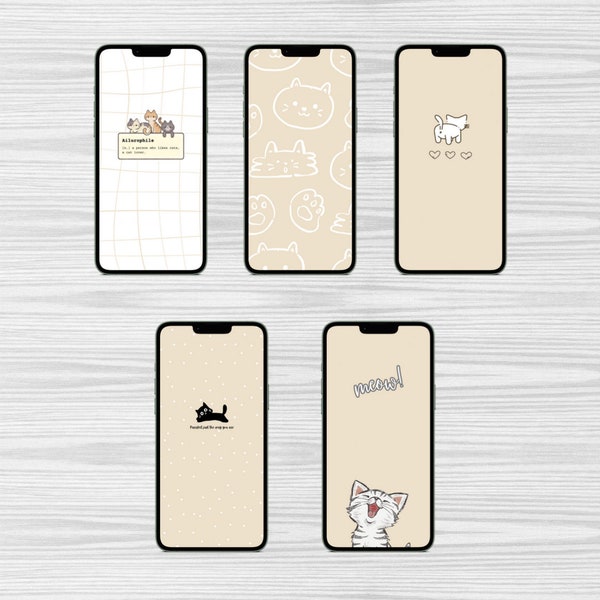 Cute Cats Phone Wallpaper - Add a Paw-some Touch to Your Phone with Our Adorable Designs for Android and iPhone - Get Yours Meow!