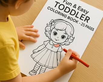 Toddlers Colouring  Book 25 pages
