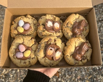 Easter Chunky Chocolate Cookies