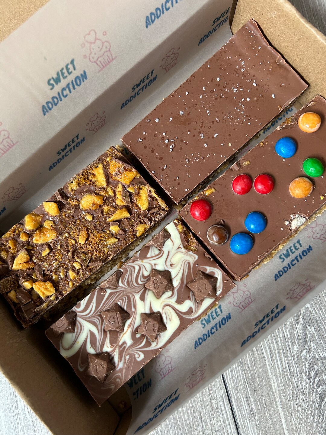 Flapjack Mixed Box - Old School Classic - Homemade - Etsy UK
