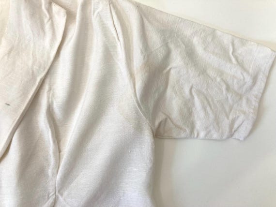 Antique French Linen Chemise Blouse: Paris Flea M… - image 9