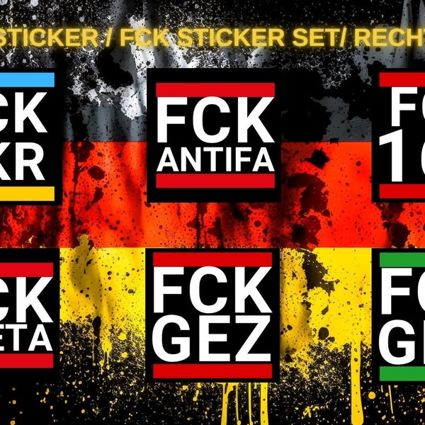 FCK Sticker: Verteidige deine Ideale mit FCK Stickern
