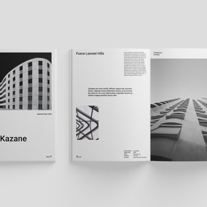 Architecture Portfolio template| Fashion deisgn Editable minimalist template| Interior Design template| Adobe Indesign| Photography|Portrait