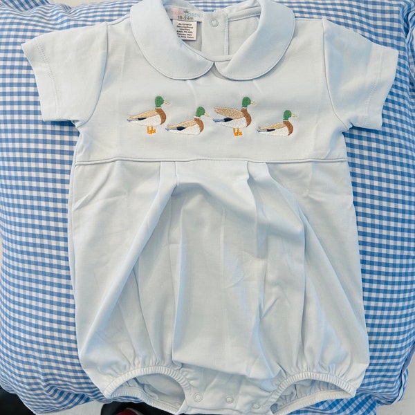 Mallard bubble, duck outfit, toddler boy outfit, summer outfit, baby bubble, boy bubble, baby gift, shower gift