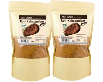 34.95 EUR/kg Raw noble cocoa powder, organic 1A RAW - 1kg