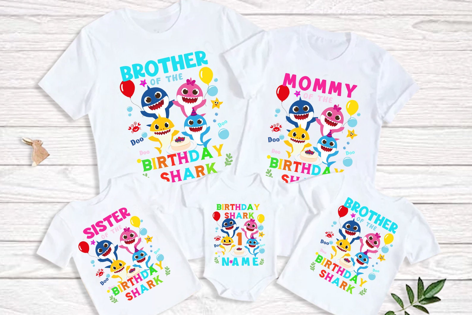 Baby shark 1st birthday shirt boy new arrivals
