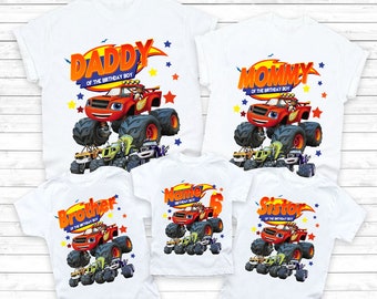 racing cars birthday family shirts boy family matching birthday shirts cars outfit Car boys Birthday T-shirts kids  Personalized name shirts