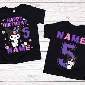 Birthday girl Shirt 6th birthday party tutu set Personalized name age shirt girls Birthday Gift 3rd 7th 5th Custom Birthday Matching outfits image 10