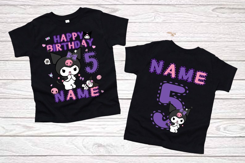 Birthday girl Shirt 6th birthday party tutu set Personalized name age shirt girls Birthday Gift 3rd 7th 5th Custom Birthday Matching outfits image 10