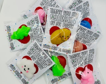 Squishy Happy Birthday Party Favor For Classroom Fidget Toy Kids Non Candy Custom Name School Treat