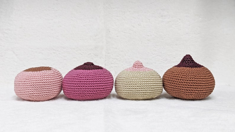 Poitrine au crochet. Modèle anatomique. Matériel pédagogique pour ateliers d'allaitement. Cadeau pour sage-femme, comare, sage-femme, doula, étudiante en obstétrique. Pack completo