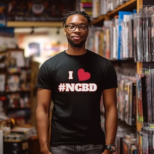I (Herz) New Comic Book Day T-Shirt (Herren) von CNGO