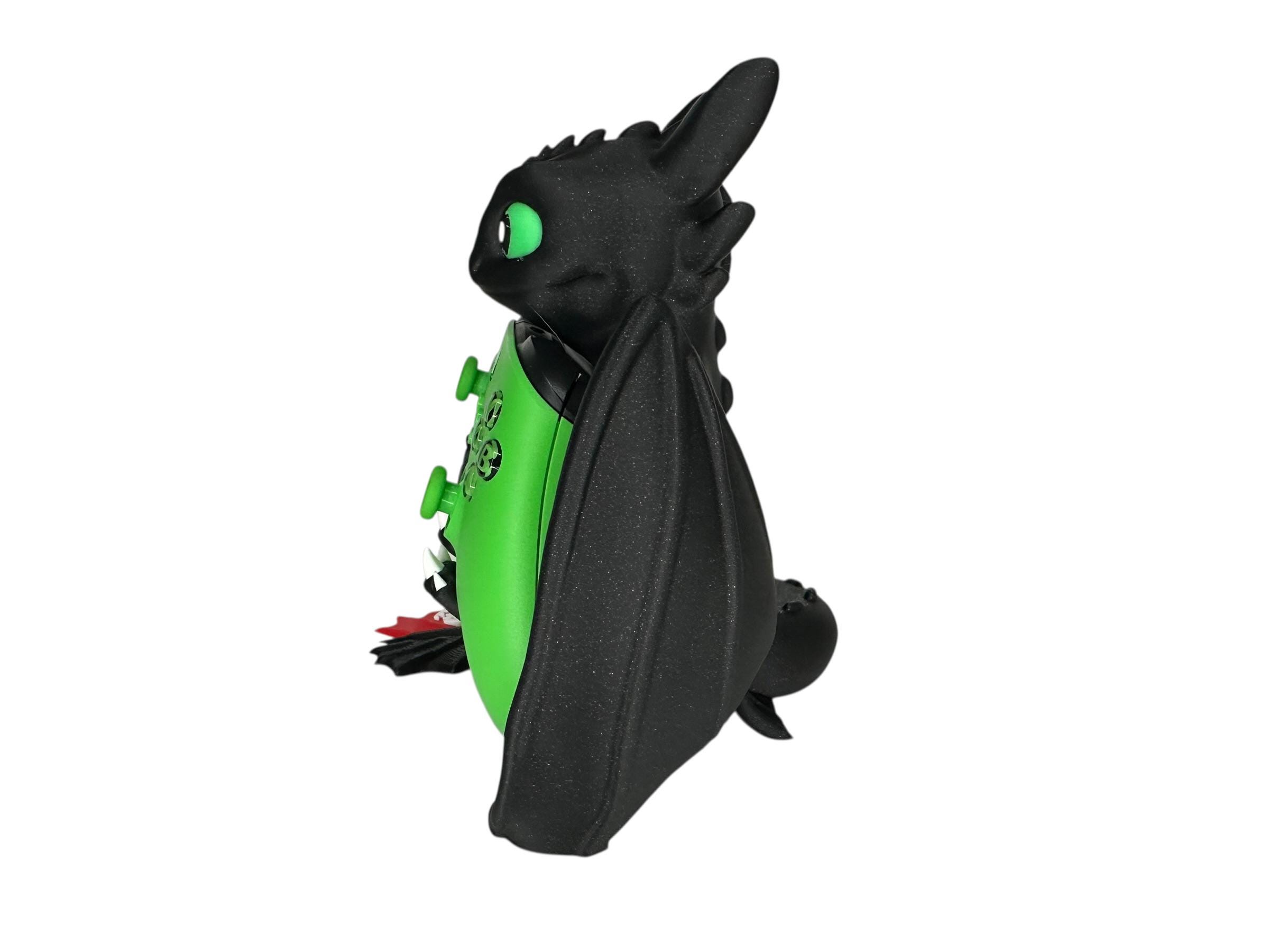 Toothless Controller Holder • 3D Printed Dragon Figure • Xbox / PS5 ...